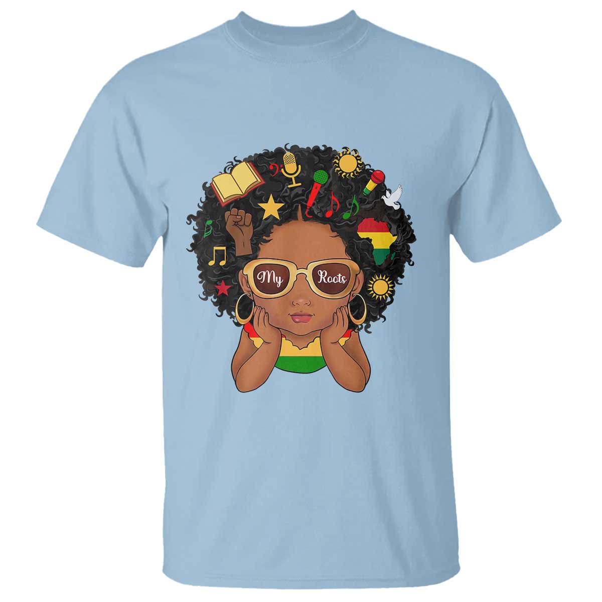 My Roots Black History Culture Pride T Shirt African American Heritage - Wonder Print Shop