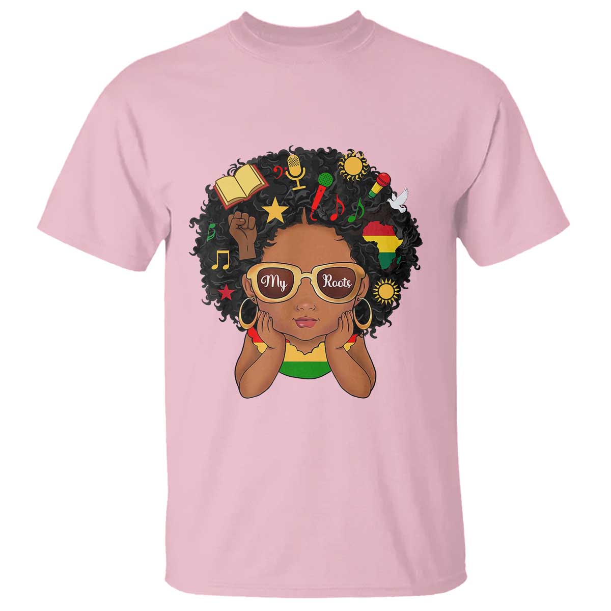 My Roots Black History Culture Pride T Shirt African American Heritage - Wonder Print Shop