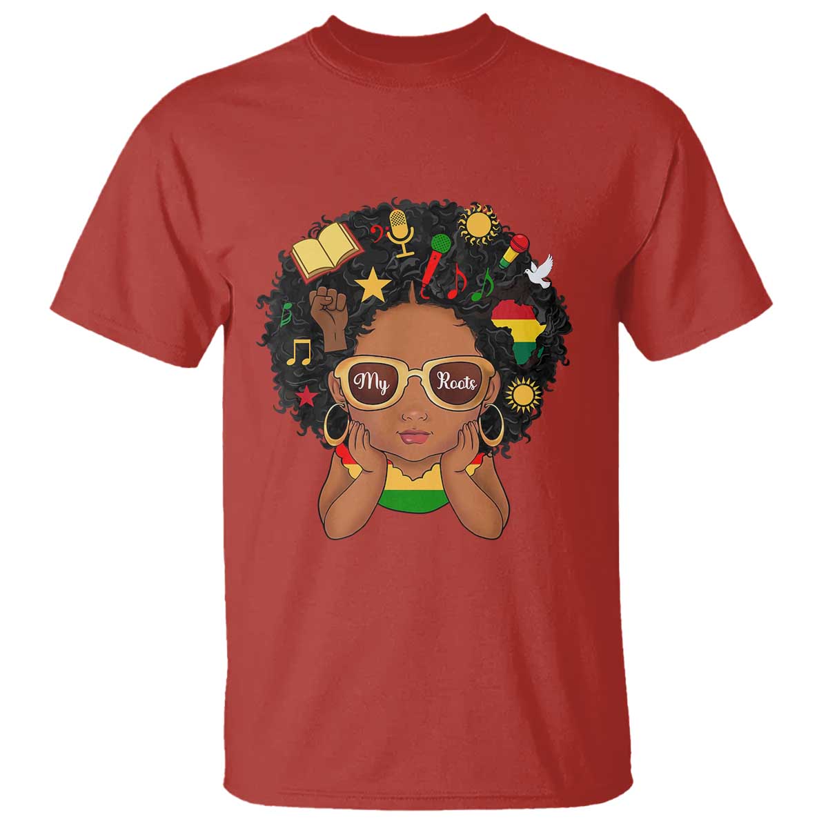My Roots Black History Culture Pride T Shirt African American Heritage - Wonder Print Shop