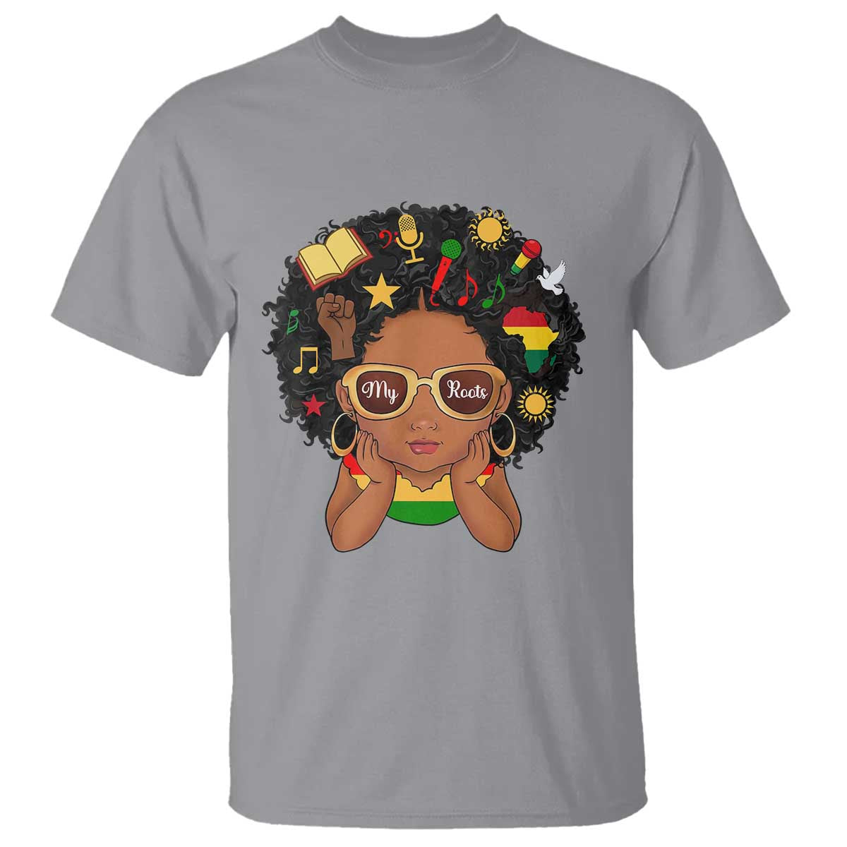 My Roots Black History Culture Pride T Shirt African American Heritage - Wonder Print Shop