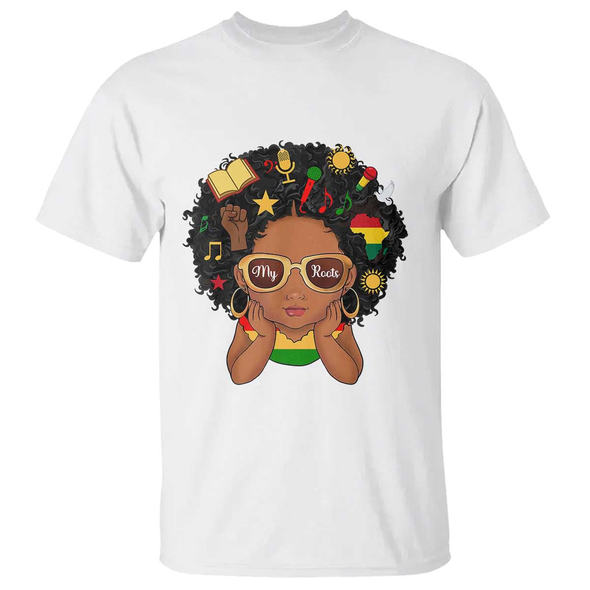 My Roots Black History Culture Pride T Shirt African American Heritage - Wonder Print Shop