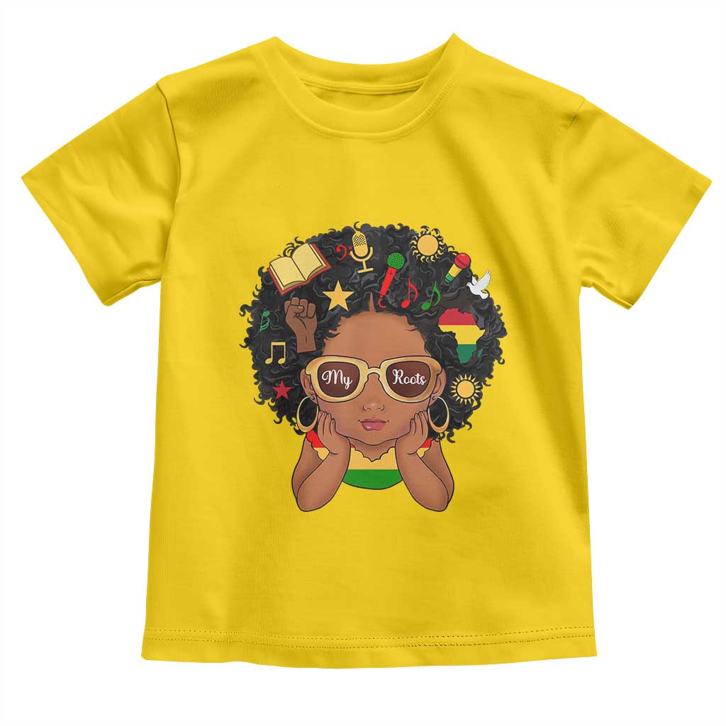 My Roots Black History Culture Pride Toddler T Shirt African American Heritage - Wonder Print Shop