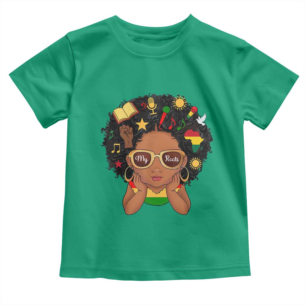 My Roots Black History Culture Pride Toddler T Shirt African American Heritage - Wonder Print Shop