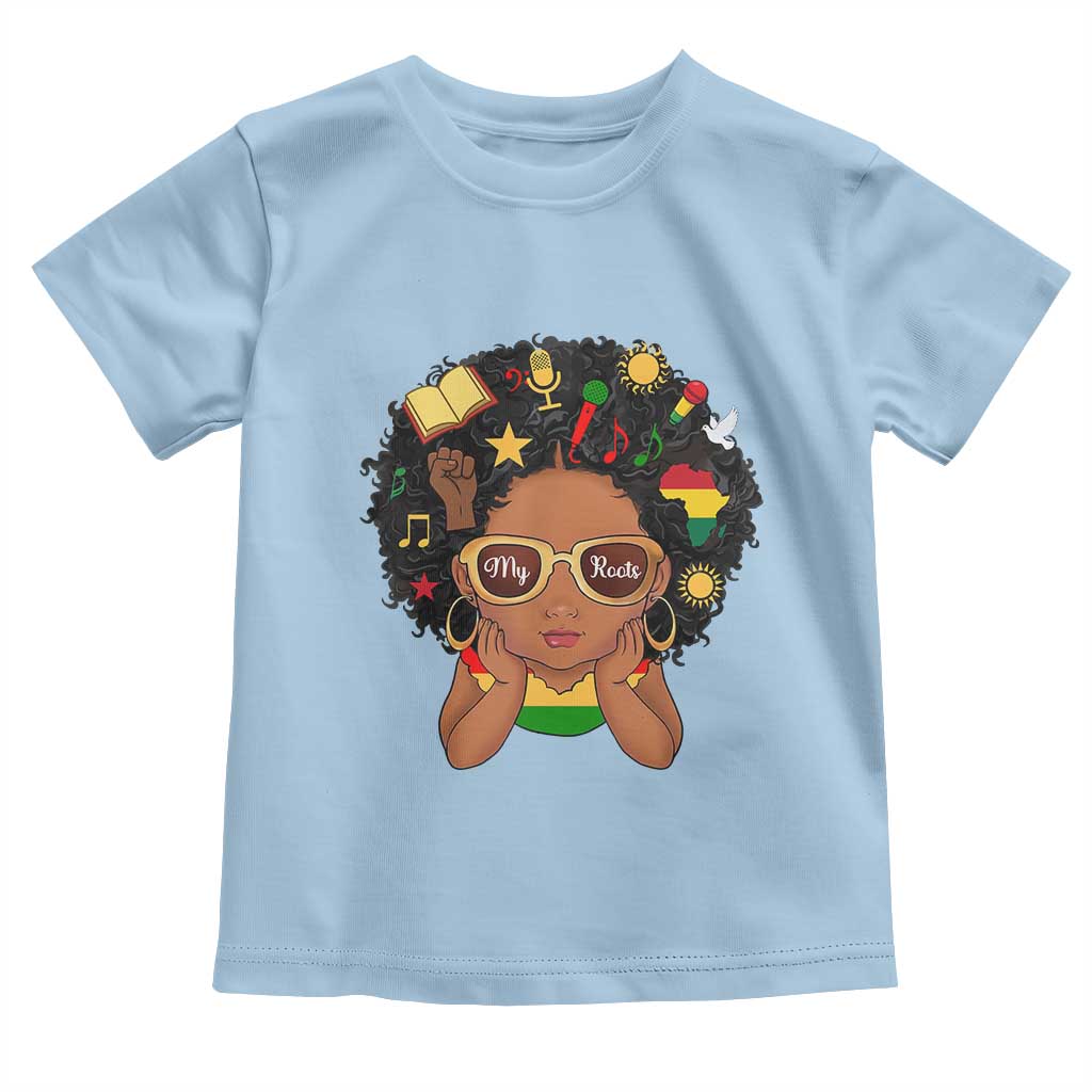 My Roots Black History Culture Pride Toddler T Shirt African American Heritage - Wonder Print Shop