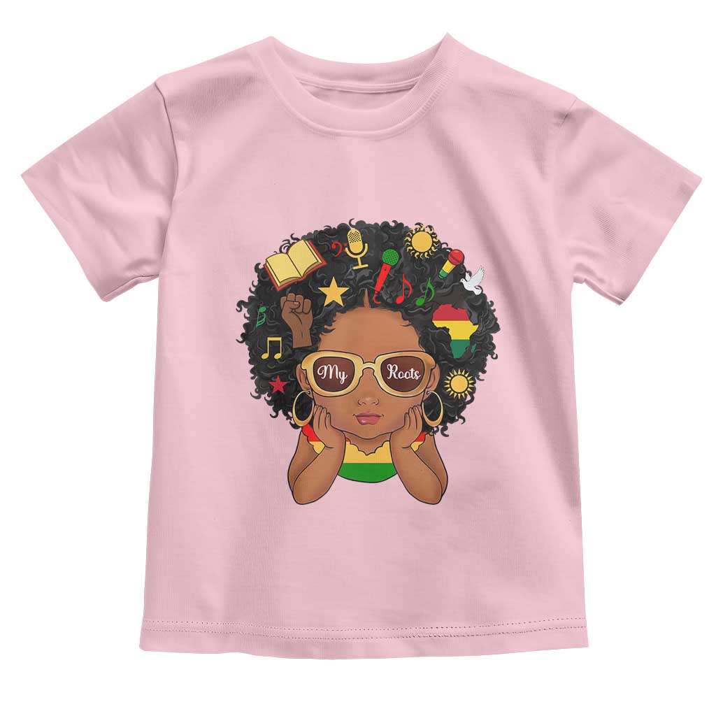 My Roots Black History Culture Pride Toddler T Shirt African American Heritage - Wonder Print Shop
