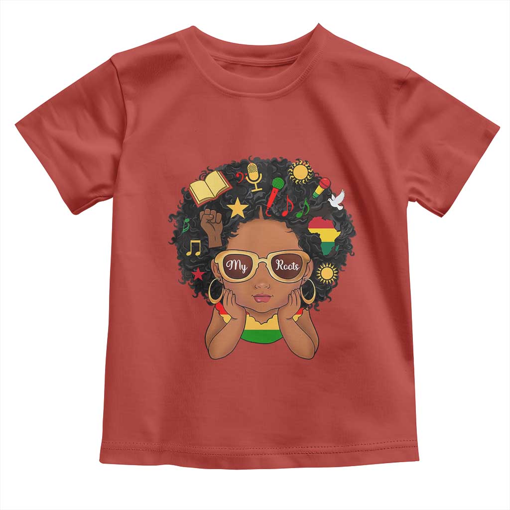 My Roots Black History Culture Pride Toddler T Shirt African American Heritage - Wonder Print Shop
