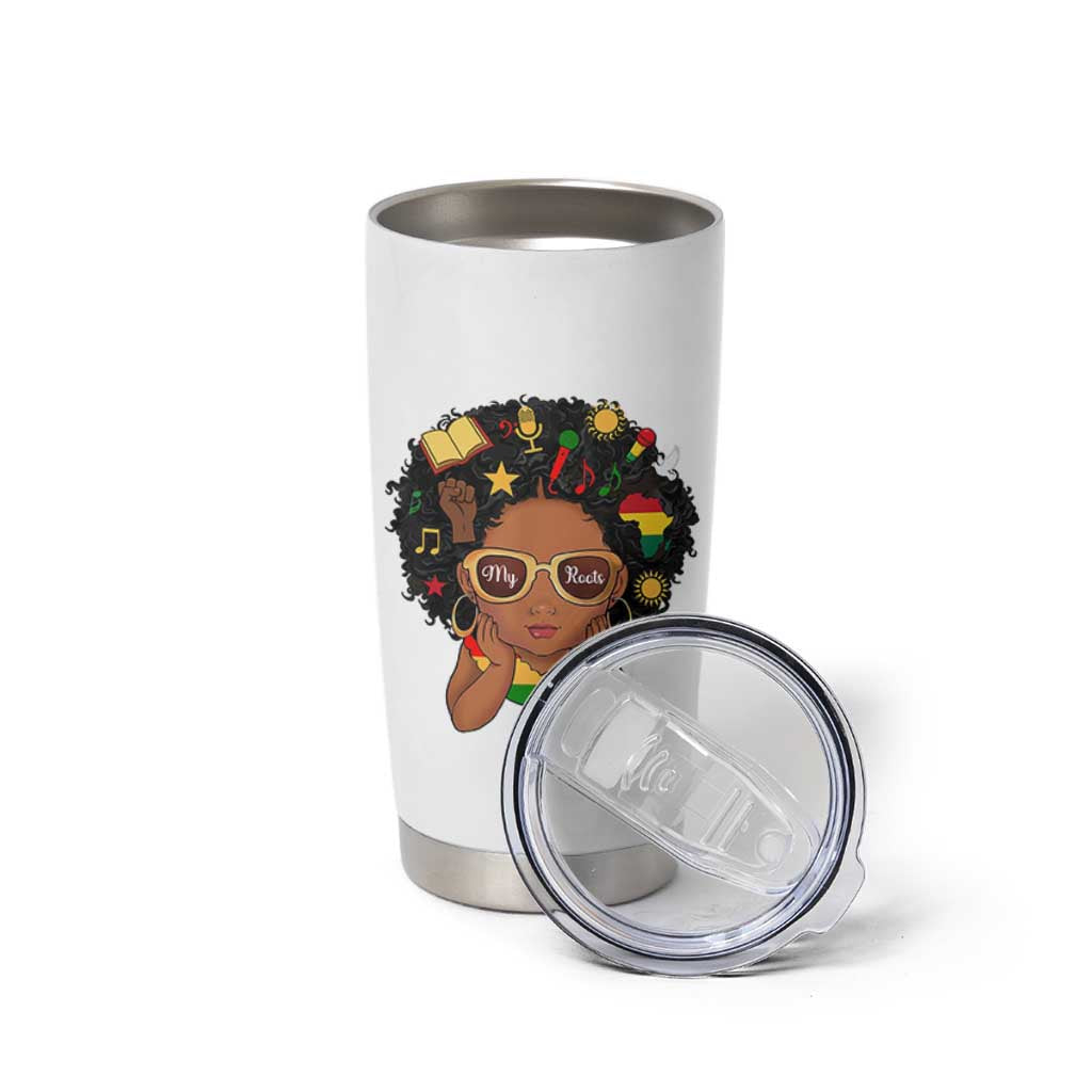 My Roots Black History Culture Pride Tumbler Cup African American Heritage - Wonder Print Shop