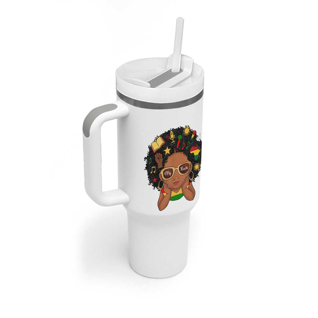 My Roots Black History Culture Pride Tumbler With Handle African American Heritage - Wonder Print Shop