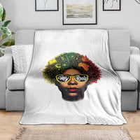 Black History Month Throw Blanket My Roots African American Pride Gift - Wonder Print Shop