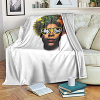Black History Month Throw Blanket My Roots African American Pride Gift - Wonder Print Shop