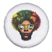 Black History Month Spare Tire Cover My Roots African American Pride Gift - Wonder Print Shop