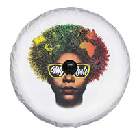 Black History Month Spare Tire Cover My Roots African American Pride Gift - Wonder Print Shop