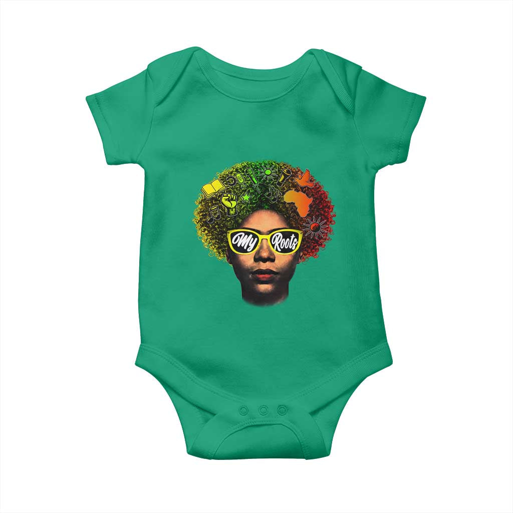 Black History Month Baby Onesie My Roots African American Pride Gift - Wonder Print Shop
