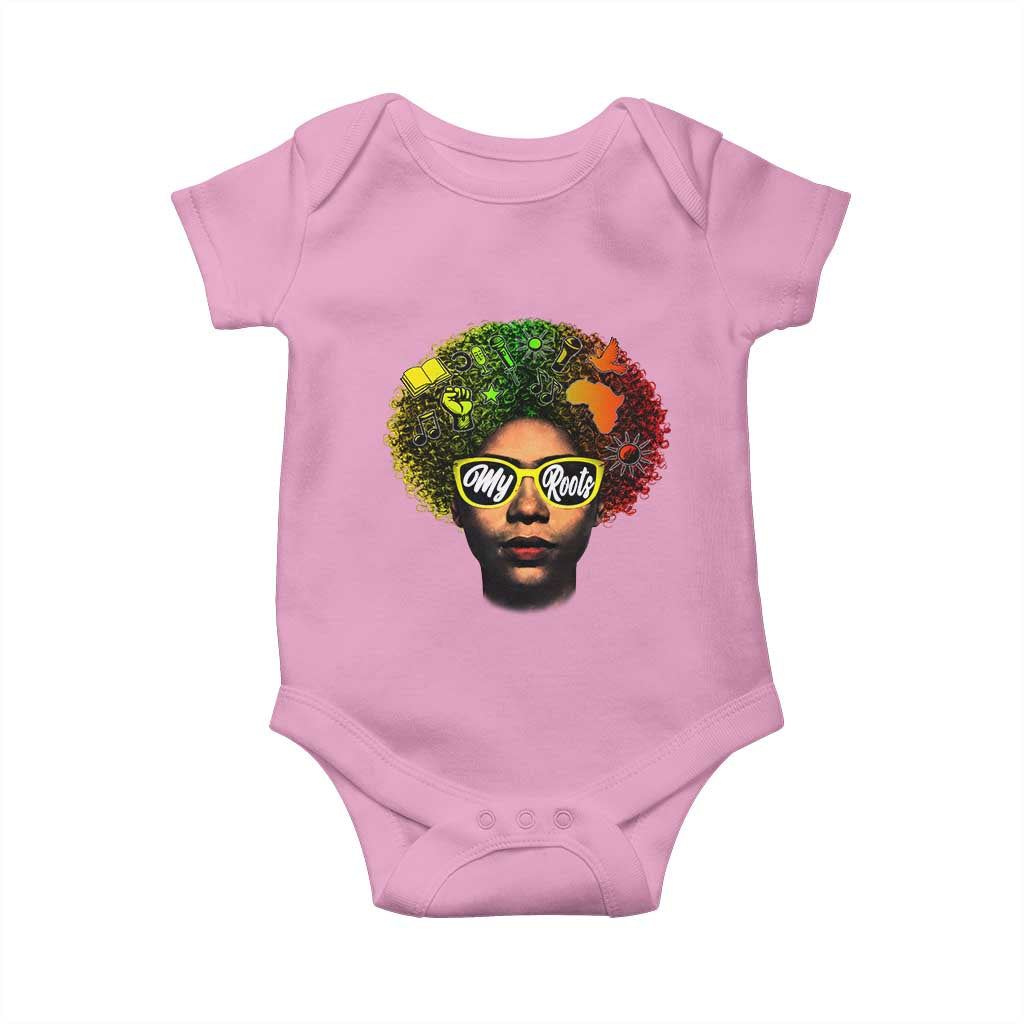 Black History Month Baby Onesie My Roots African American Pride Gift - Wonder Print Shop