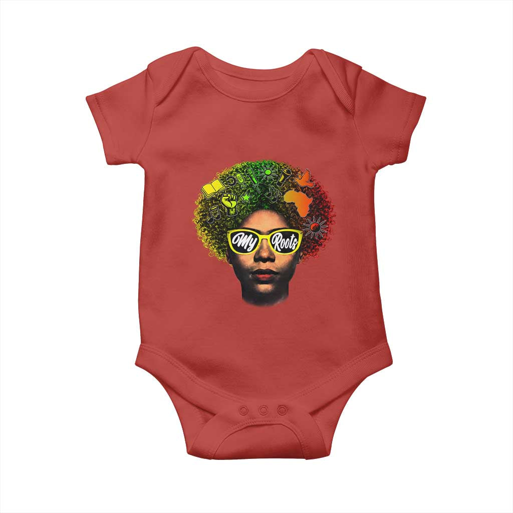 Black History Month Baby Onesie My Roots African American Pride Gift - Wonder Print Shop