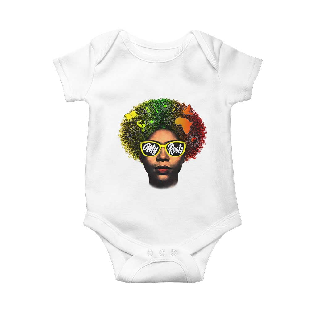Black History Month Baby Onesie My Roots African American Pride Gift - Wonder Print Shop