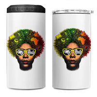 Black History Month 4 in 1 Can Cooler Tumbler My Roots African American Pride Gift - Wonder Print Shop