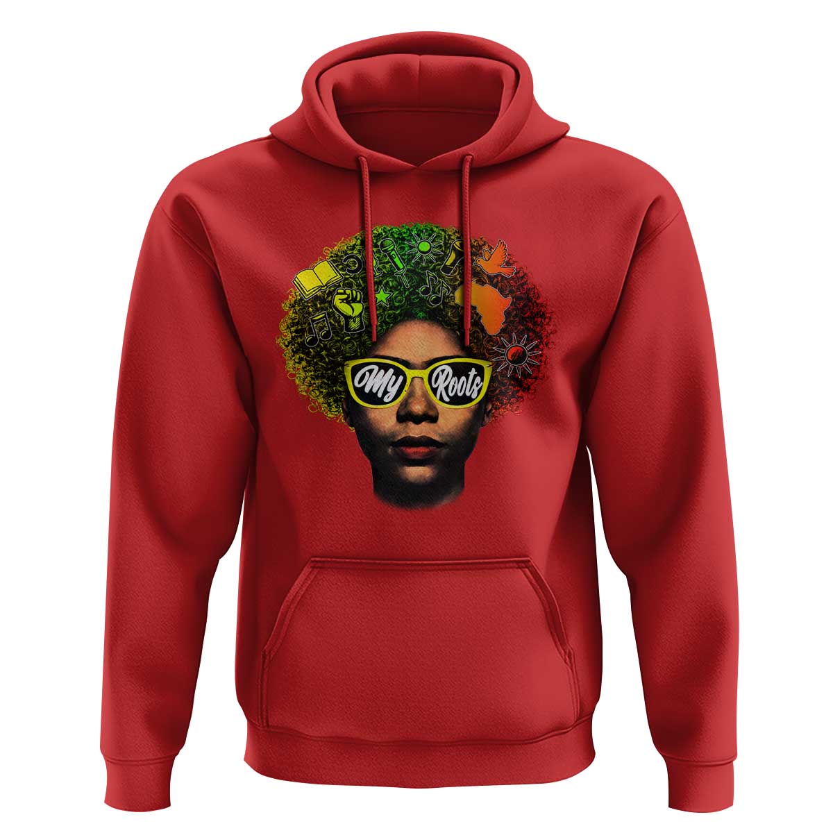 Black History Month Hoodie My Roots African American Pride Gift - Wonder Print Shop