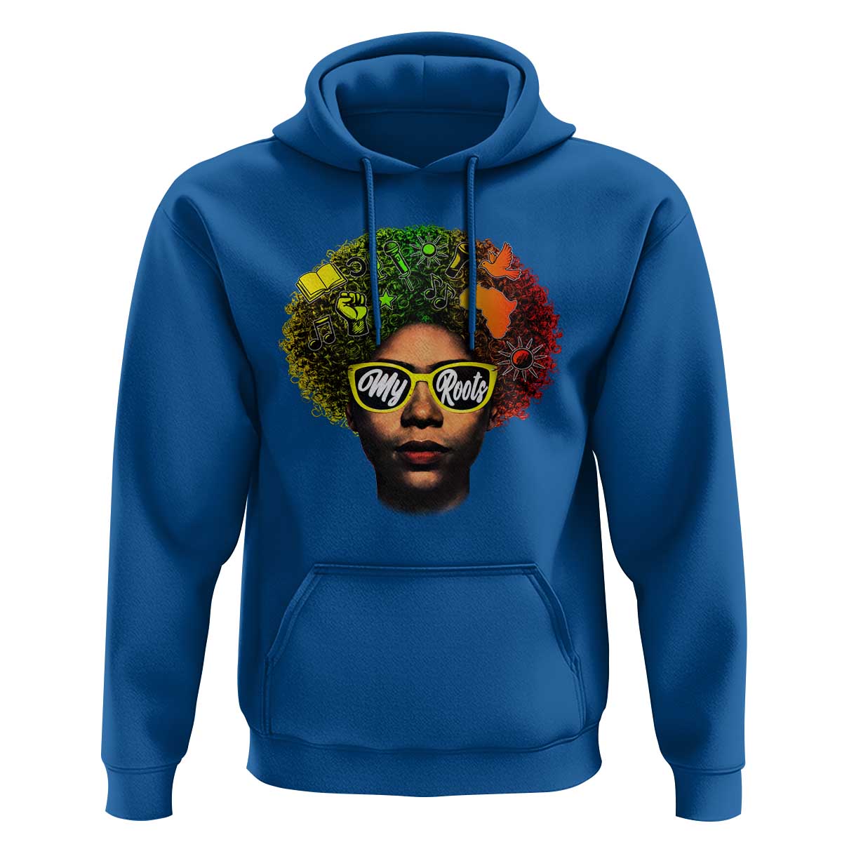 Black History Month Hoodie My Roots African American Pride Gift - Wonder Print Shop