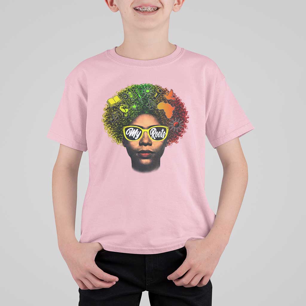 Black History Month T Shirt For Kid My Roots African American Pride Gift - Wonder Print Shop