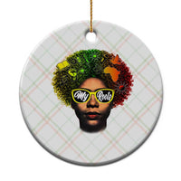 Black History Month Ceramic Ornament My Roots African American Pride Gift - Wonder Print Shop