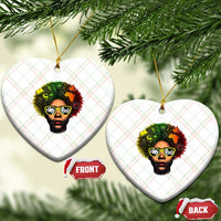 Black History Month Ceramic Ornament My Roots African American Pride Gift - Wonder Print Shop