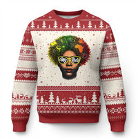 Black History Month Ugly Christmas Sweater My Roots African American Pride Gift - Wonder Print Shop