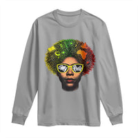 Black History Month Long Sleeve Shirt My Roots African American Pride Gift - Wonder Print Shop