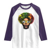 Black History Month Raglan Shirt My Roots African American Pride Gift - Wonder Print Shop