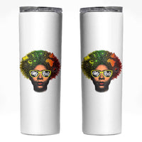 Black History Month Skinny Tumbler My Roots African American Pride Gift - Wonder Print Shop