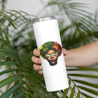 Black History Month Skinny Tumbler My Roots African American Pride Gift - Wonder Print Shop