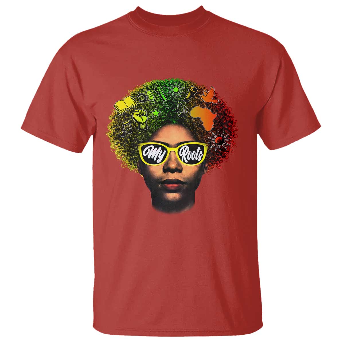 Black History Month T Shirt My Roots African American Pride Gift - Wonder Print Shop