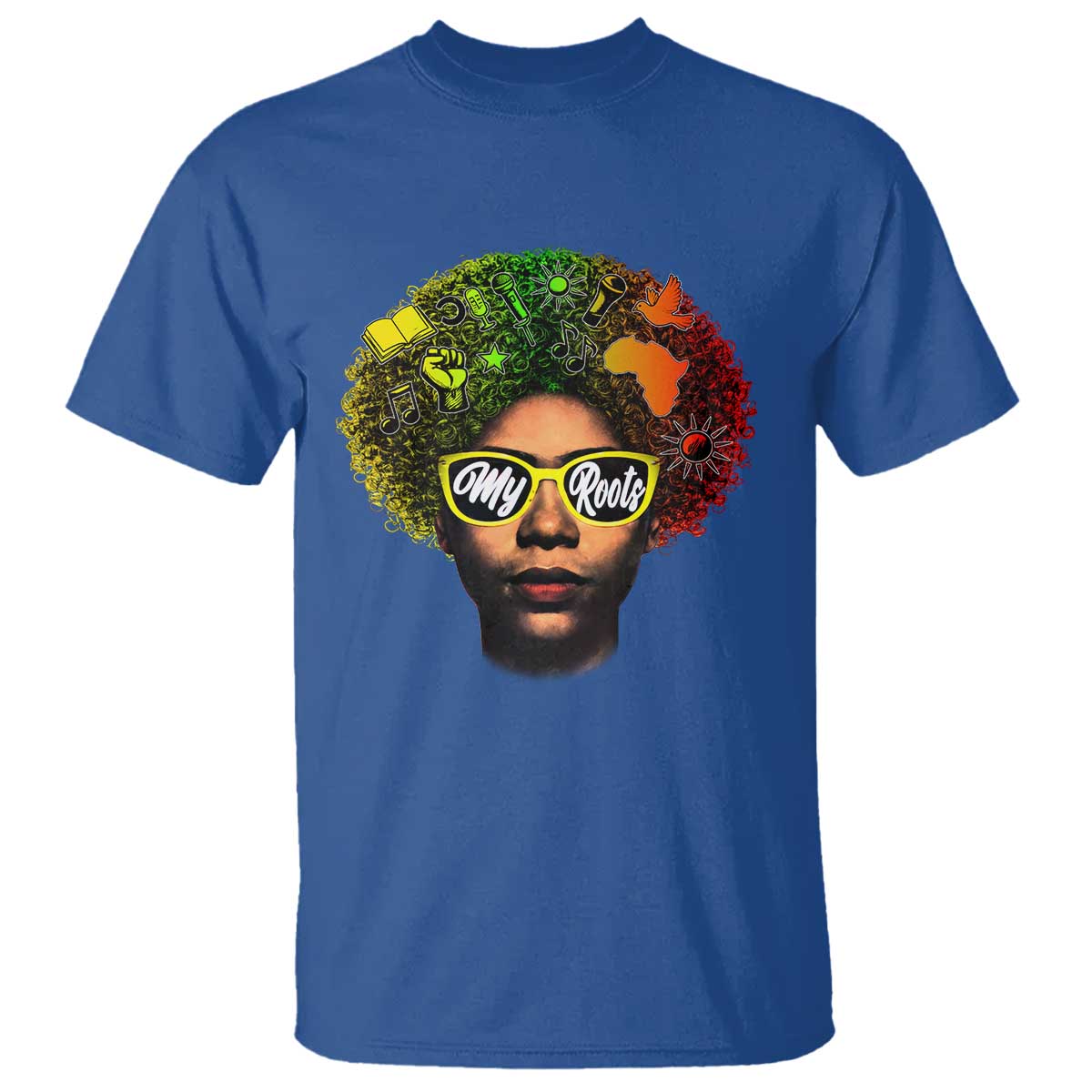 Black History Month T Shirt My Roots African American Pride Gift - Wonder Print Shop