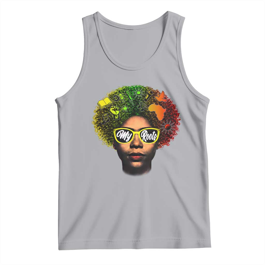Black History Month Tank Top My Roots African American Pride Gift - Wonder Print Shop