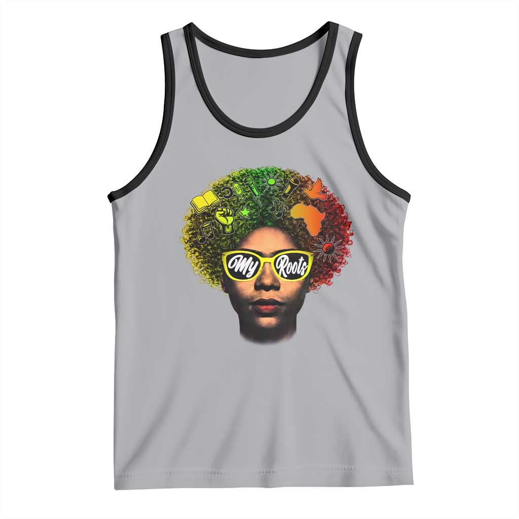Black History Month Tank Top My Roots African American Pride Gift - Wonder Print Shop