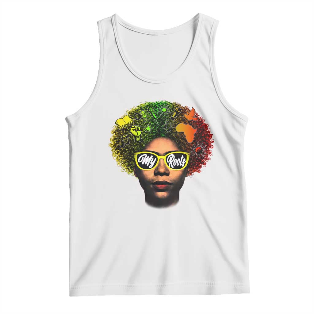 Black History Month Tank Top My Roots African American Pride Gift - Wonder Print Shop