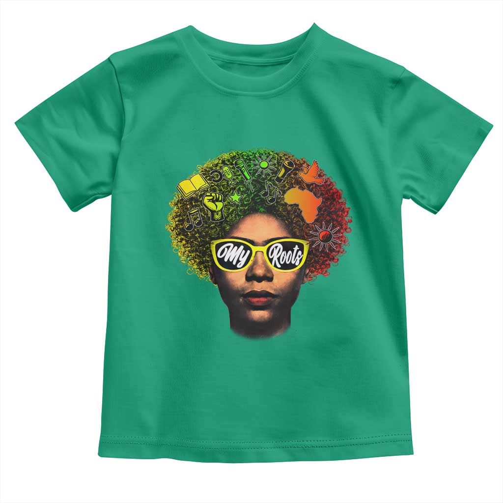 Black History Month Toddler T Shirt My Roots African American Pride Gift - Wonder Print Shop