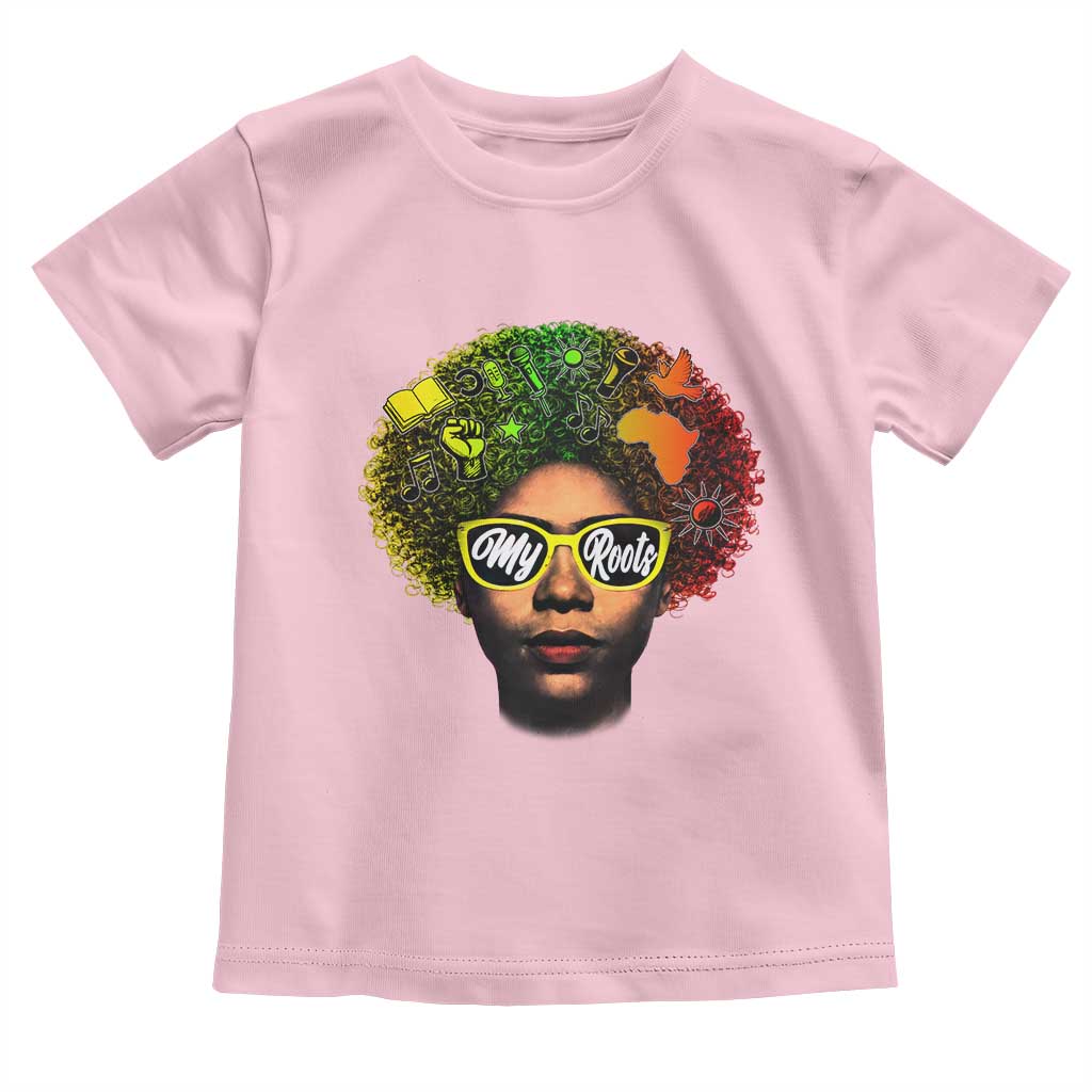 Black History Month Toddler T Shirt My Roots African American Pride Gift - Wonder Print Shop