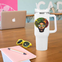 Black History Month Tumbler With Handle My Roots African American Pride Gift - Wonder Print Shop