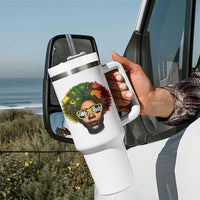 Black History Month Tumbler With Handle My Roots African American Pride Gift - Wonder Print Shop