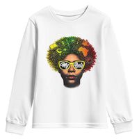 Black History Month Youth Sweatshirt My Roots African American Pride Gift - Wonder Print Shop