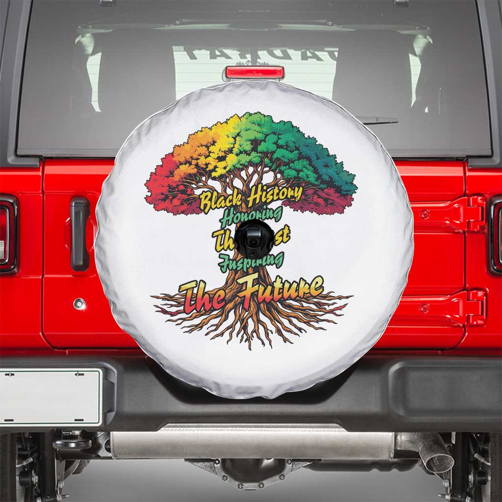 Black History Month Quote Spare Tire Cover Inspiring The Future Honoring The Past - Wonder Print Shop