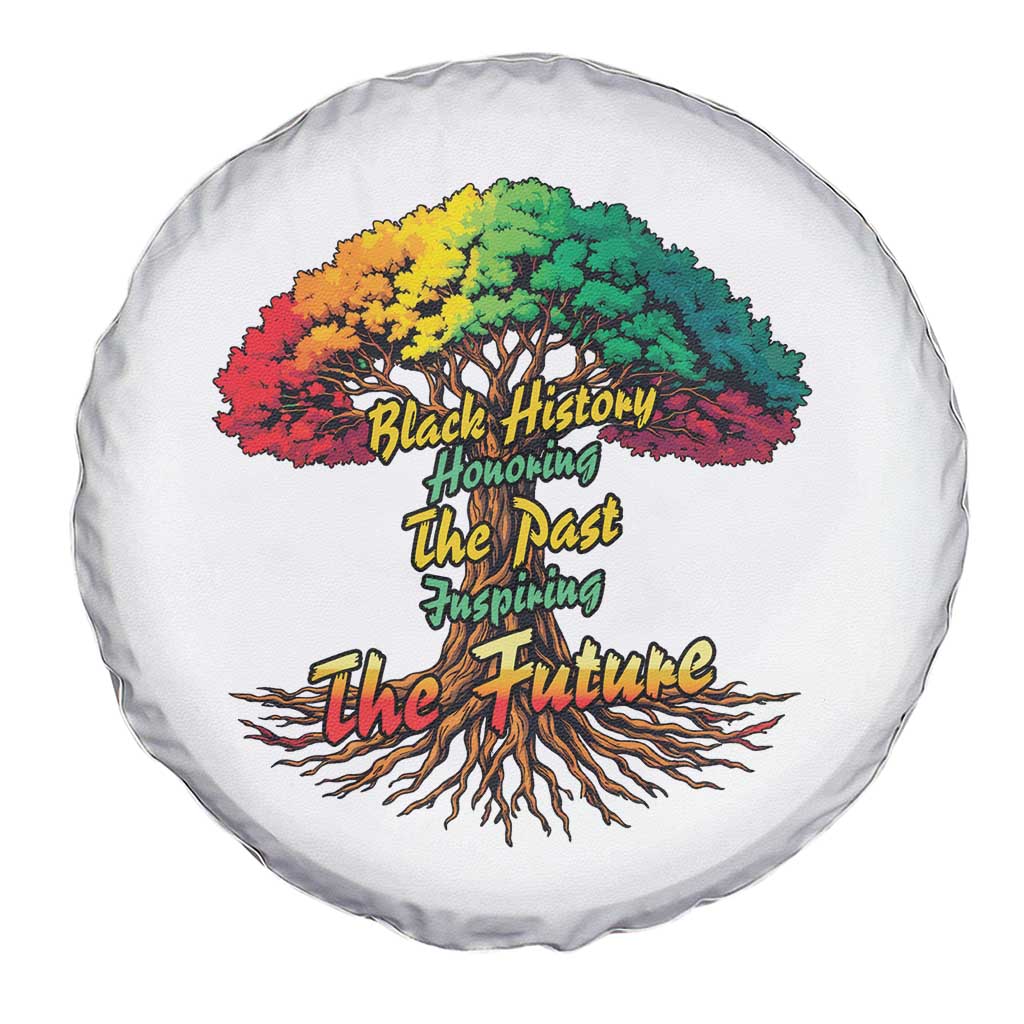 Black History Month Quote Spare Tire Cover Inspiring The Future Honoring The Past - Wonder Print Shop