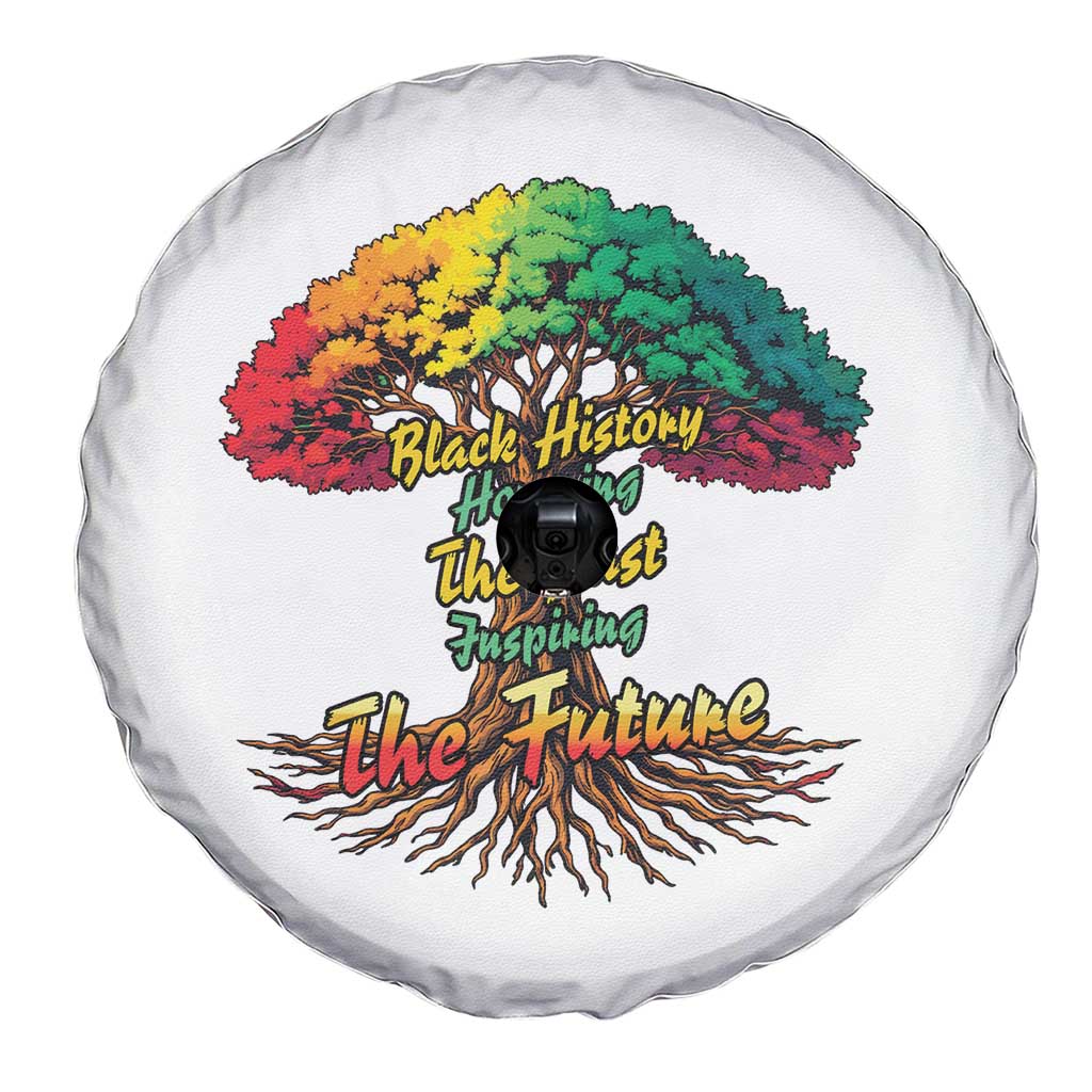 Black History Month Quote Spare Tire Cover Inspiring The Future Honoring The Past - Wonder Print Shop