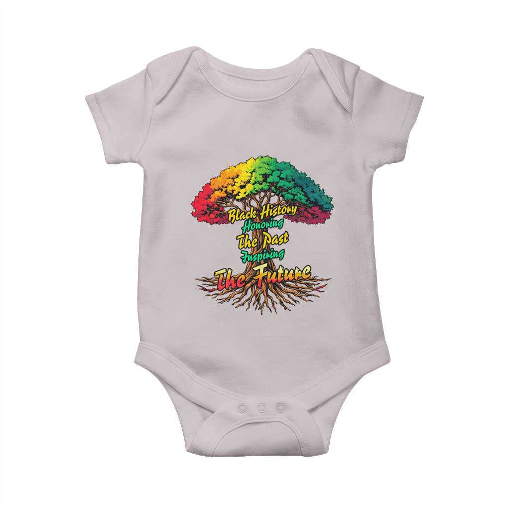 Black History Month Quote Baby Onesie Inspiring The Future Honoring The Past - Wonder Print Shop