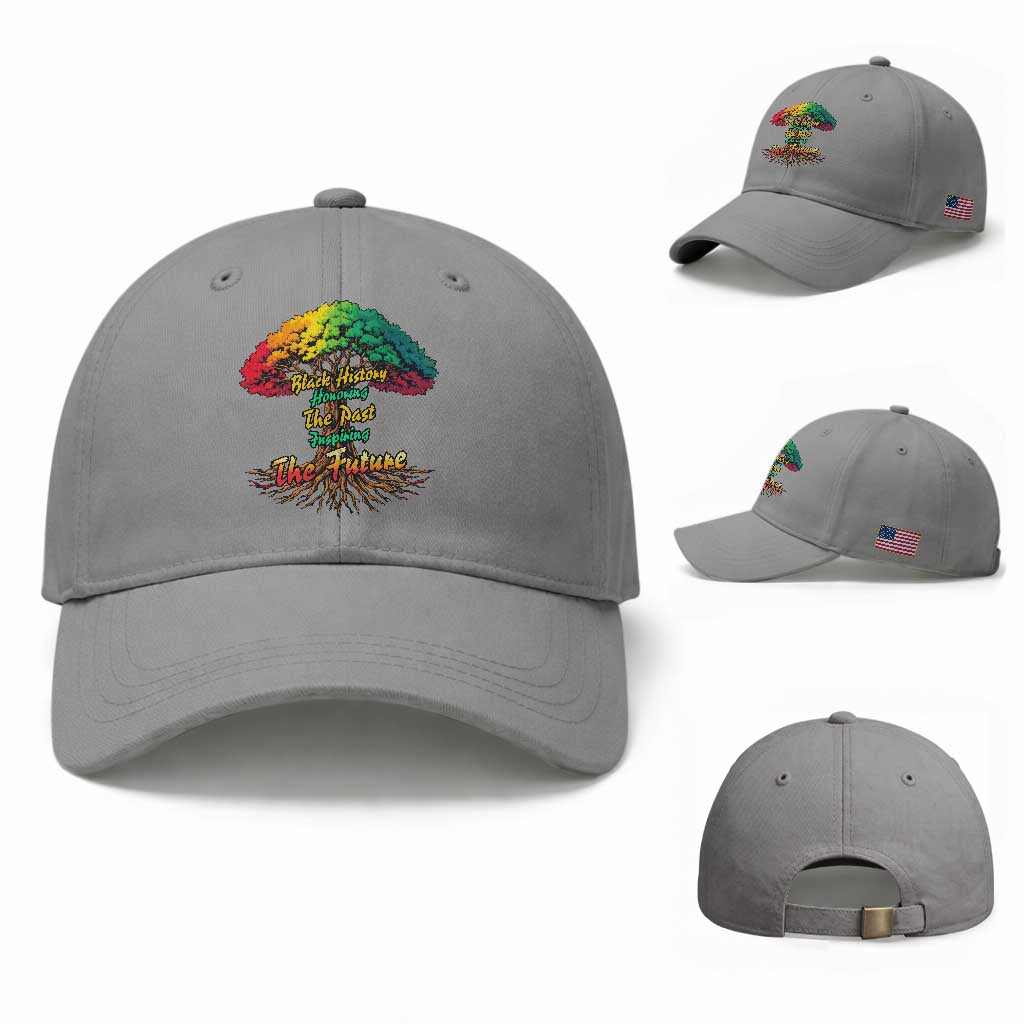 Black History Month Quote Baseball Cap Inspiring The Future Honoring The Past
