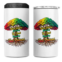 Black History Month Quote 4 in 1 Can Cooler Tumbler Inspiring The Future Honoring The Past - Wonder Print Shop