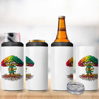 Black History Month Quote 4 in 1 Can Cooler Tumbler Inspiring The Future Honoring The Past - Wonder Print Shop