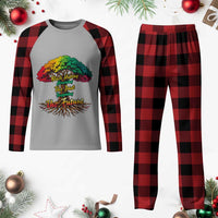 Black History Month Quote Plaid Pajama Set Inspiring The Future Honoring The Past - Wonder Print Shop