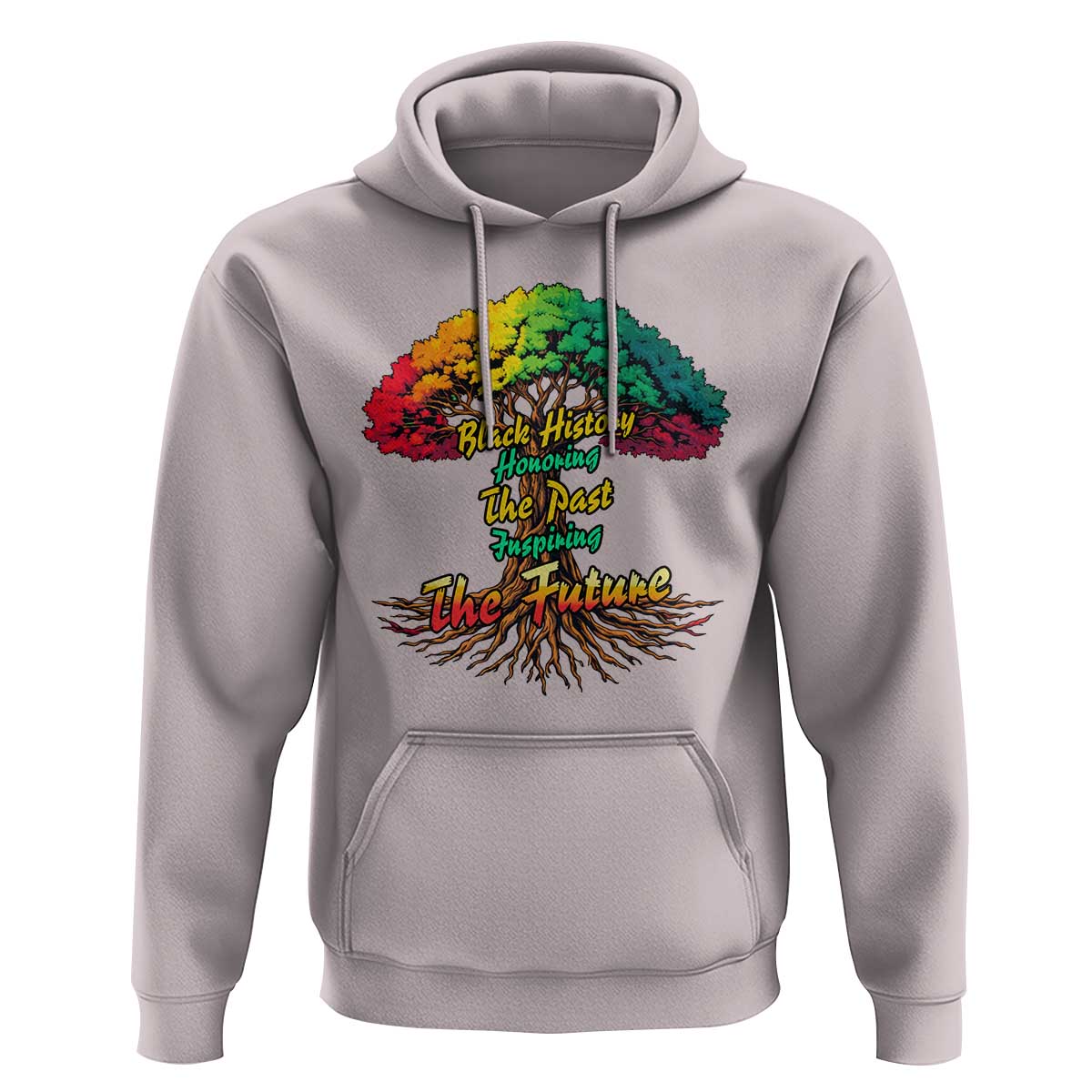 Black History Month Quote Hoodie Inspiring The Future Honoring The Past - Wonder Print Shop